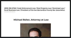 Desktop Screenshot of michaelreiterlaw.com